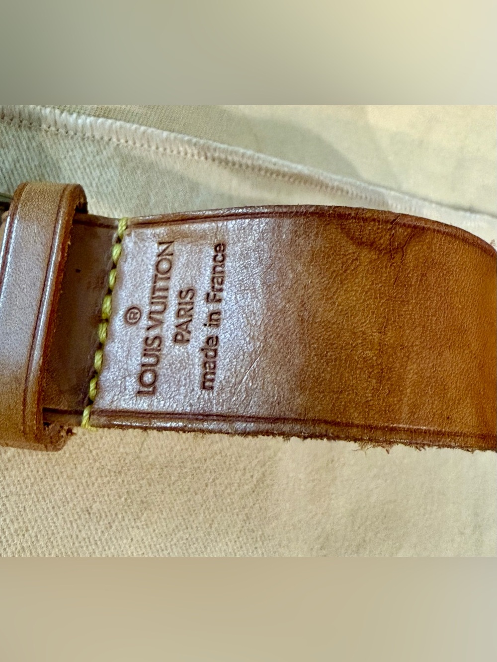 Louis Vuitton Leather Poignet